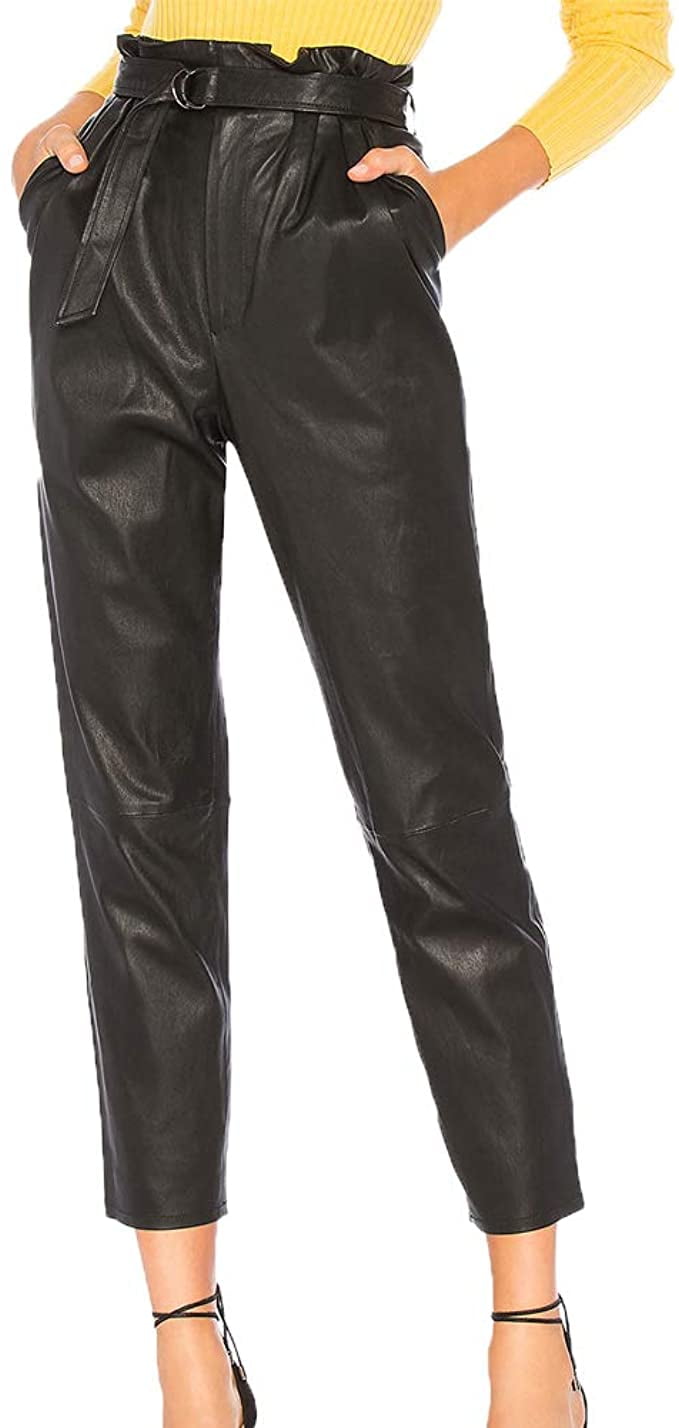 loose leather pants