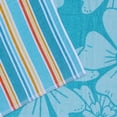 thumbnail image 7 of Mainstays 2pk Cotton Beach Towel, 58 x 28 in, Flowers & Stripes, 7 of 7