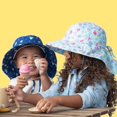 thumbnail image 3 of FlapJackKids - Sun Hat Neck Cape - Octopus - Medium (2-4Y), 3 of 5