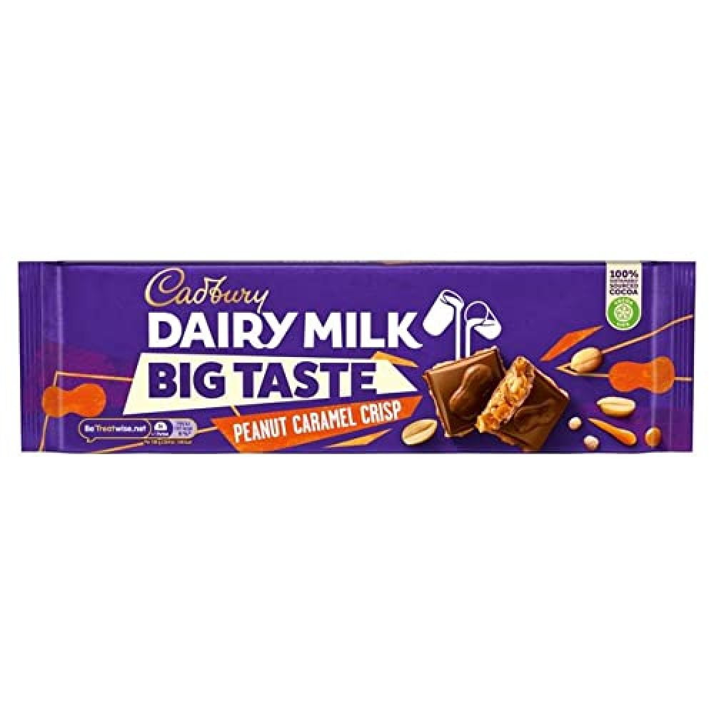 Woamkyn Dairy Milk Big Taste Caramel Peanut Crisp 278g