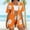 Suit-700Orange, variant on Gamivast Summer Sets Women 3 Piece Outfits Floral Dragonfly Print Kimono & Shorts with Tank Top Vacation Suits Boho Beach Cover Up Hawaiian Holiday Matching Set