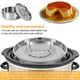 thumbnail image 5 of Jetcloudlive Juego de 1 Molde de Flan de Acero Inoxidable, Molde de Flan de Acero Inoxidable 304 con Tapa, Capacidad de 1.5QT, Molde Redondo para Hornear Pasteles, Molde para Hacer Flan, Moldes para, 5 of 11