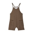thumbnail image 5 of Girls Summer Sleeveless Casual Romper Spaghetti Strap Shorts Jumpsuit with Pockets 5-14 Years, 5 of 5