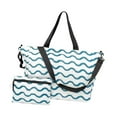 thumbnail image 2 of Bolsa de playa, bolsa de viaje, resistente a la arena, para mujer, portátil, para piscina, para vacaciones familiares, artículos esenciales, juguetes Verde, 2 of 8