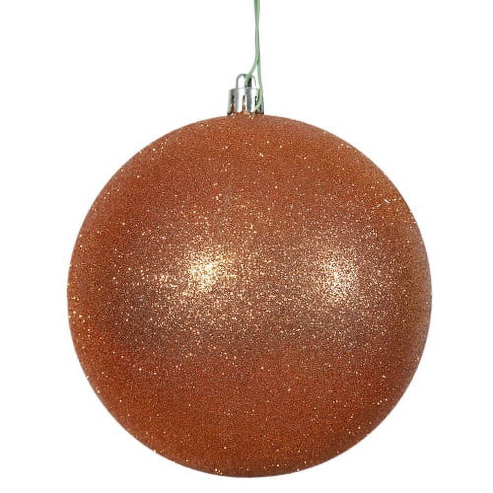 Vickerman 8" Gold Glitter Ball Ornament