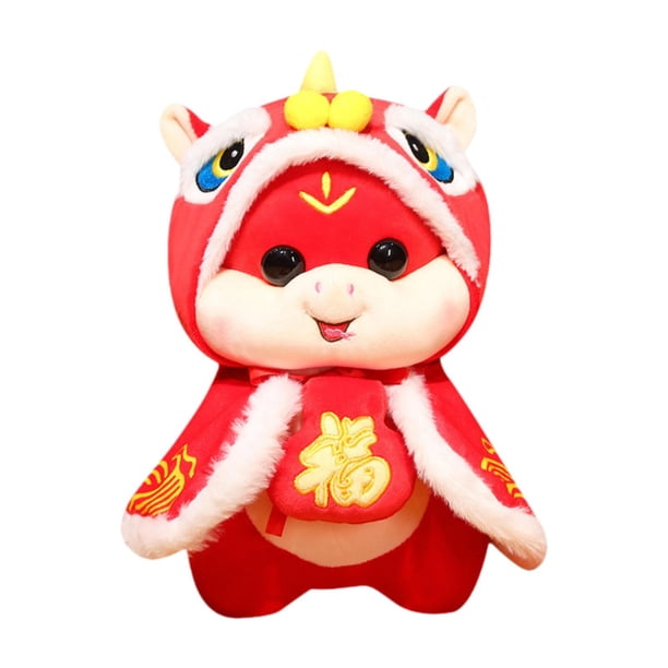 Serpiente de peluche de animal de peluche Serpiente de peluche Juguete de peluche Regalo ideal Práctico Creativo Lindo rojo con bolsa