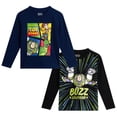 thumbnail image 1 of Pack de 2 camisas Disney Toy Story Boys Buzz Woody Rex de 2 a 7 años, 1 of 7