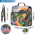 thumbnail image 2 of FORMRS Zipper Binder with Shoulder Strap 2-inch Ring 500 Sheet Capacity File Bag, Art Path, 2 of 5