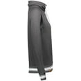 thumbnail image 5 of Holloway Sportswear XS Womens All-American Funnel Neck Pullover Carbon Heather/White 229763, 5 of 5