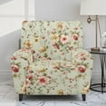 thumbnail image 2 of Kuiaobaty Flower Pattern Reclining Slipcover Easy Installation Recliner Chair Cover Stretch Reclining Sofa Slipcover Breathable Recliner Couch Cover with Elastic Bottom for Living Room, 2 of 8