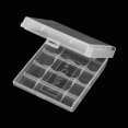 thumbnail image 2 of 2 cajas de almacenamiento de pilas AA transparentes PALO, contenedores de alta calidad, 2 of 7