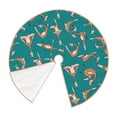 thumbnail image 3 of Kll Giraffes Doing Various Yoga Christmas Tree Skirt 30",Party Decorations Farmhouse For Christmas Decorations Holiday Party, 3 of 8