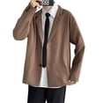 thumbnail image 5 of Traje de moda coreana de primavera, abrigo retro de ocio callejero para hombres, 5 of 5