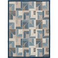 thumbnail image 1 of Central Oriental 1654.61.51EC 5 ft. 3 in. x 7 ft. Tribal Polypropylene Winlynns Rectangle Area Rug, Grey & Red, 1 of 1