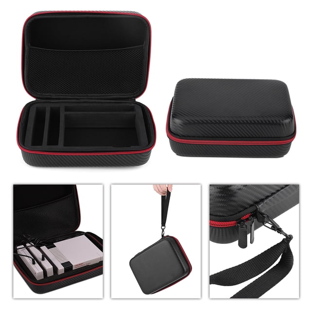 Estuche de transporte impermeable, bolsa de viaje para guardar y transportar la consola NES Classic y sus accesorios