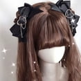 thumbnail image 3 of Sinyiin Harajuku Bowknot&Heart Shape Hair Pin Teen Adult Ponytail Side Bangs Hair Clip, 3 of 12