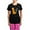 With Pink Pant, variant on CafePress - Fishing Cartoon Dog Women's Dark Pajamas - Women's Short Sleeve Print T-Shirt and Pants Dark Cotton Pajama Set