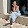 thumbnail image 4 of Cushionaire Prego Espadrille Wedge Sandals for Women, Crisscross Open Toe Wedge Heels with Adjustable Ankle Strap, 4 of 20