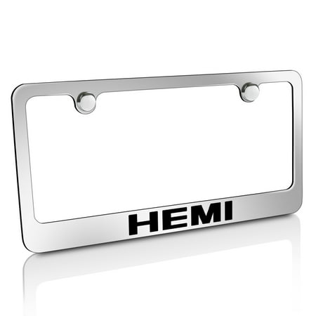 K9 License Plate - Dodge HEMI Chrome Metal License Plate Frame
