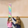 thumbnail image 3 of Tabla de crecimiento, Regla de pared para niños Tabla de medidas de altura extraíble para niños Niñas Regla de crecimiento Unicornio Decoración de la habitación de la pared 79''7.9'' ( Afortunado Sencillez, 3 of 4