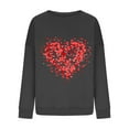 thumbnail image 5 of ZyeKqe Valentines Sweatshirt Women Fleece Lined Crewneck Loose Comfy Pullover Casual Graphic Printed Long Sleeve Tops, 5 of 6
