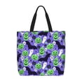 thumbnail image 1 of Fotbe Cute Halloween Bolsa Tote con Estampado para Mujer, Bolsos con Cremallera, Bolsa de Hombro Casual de Gran Capacidad con Bolsillos Internos, 1 of 7