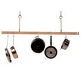thumbnail image 2 of Enclume Design Products PR1154 HS 54 in. Adjustable Ceiling Bar with 12 Hooks, Hammered Steel, 2 of 7