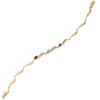 Personalized Planet Family Sterling Silver or 14K Gold over Silver Marquise Birthstone & Name Bracelet