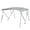 Gray, variant on SereneLife 3 Bow Bimini Top - 2 Straps and 2 Rear Support Poles with Marine-Grade 600D Polyester Canvas (Gray)