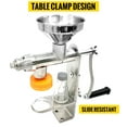 thumbnail image 4 of VEVOR Manual Oil Press Stainless Steel #304 Hand Press Household Oil Extractor Oil  Machine Peanut Nuts Seeds Oil Press Household, 4 of 9