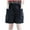 Black, variant on asjyhkr Plus Size Cargo Shorts Women with Pockets Elastic Waist Breathable Hiking Work Shorts,M-4XL