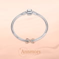 thumbnail image 2 of ROSIANNA 925 Sterling Silver Charm for Bracelets Rose Gold Family Forever Infinity Charm Women Bracelet Charm, 2 of 6