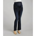 thumbnail image 3 of Times Two Overbelly Super Soft Straight Leg Five Pocket Maternity Jean, 3 of 4