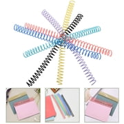 6pcs Binding Spirals Loose-leaf Binding Coils Notebook Binding Spirals Cuttable Binder Rings