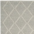 thumbnail image 5 of SAFAVIEH Natura Tracery Geometric Diamonds Wool Area Rug, Silver/Ivory, 6' x 9', 5 of 6