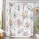 thumbnail image 1 of Cortina de ducha AmazerBath Floral, 180 x 180 cm, poliéster, 1 of 9