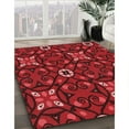 thumbnail image 2 of Ahgly Company Indoor Rectangle Patterned Red Area Rugs, 2' x 3', 2 of 6