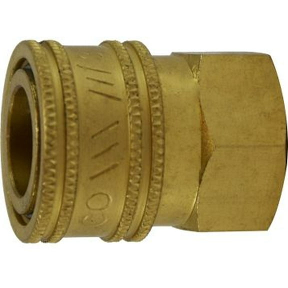 1/2 Brass Female St QD Coupler