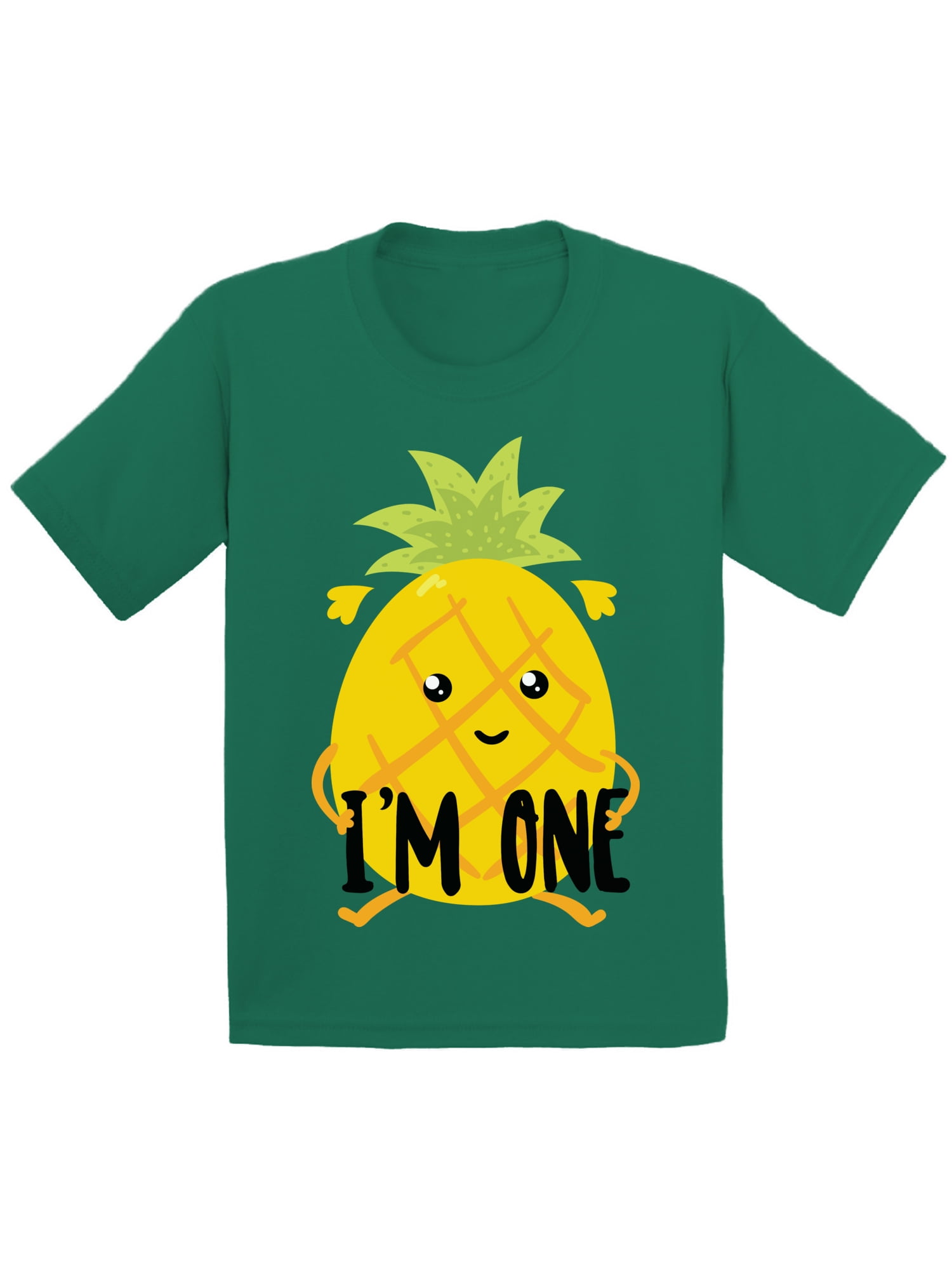 Birthday Infant Shirt Pineapple One Infant T Shirt 1 Year Old Baby Boy Clothes 6M Baby Shirts