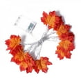 thumbnail image 2 of Pretty Comy LED Maple Leaf Light String Maple Leaf Light String Room Decoration Light Holiday Colored Light String Warm Light HOT Orange, 2 of 6