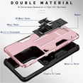 thumbnail image 6 of CoverON For Samsung Galaxy S21 Ultra 5G Case, KickStand Ring Loop Holder Rugged Phone Cover Magnetic Slide Stand, Rose Gold Pink, 6 of 9