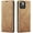 Brown, variant on Leather Case for iPhone 15 Case Wallet, for iPhone 15 Wallet Case Book Folding Flip Folio Case with  Kickstand Card Slots Protective Cover for iPhone 15, Black