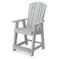 thumbnail image 5 of Wildridge Heritage 5-Piece 48" Pub Counter Set, Light Gray - Outdoor Weather Resistant Recycled Plastic Furniture for Patio, 5 of 6