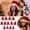 A Black, variant on Adult Led Christmas Hat, Red Christmas Lights Accented Snowman Character Holiday Party Cap, Christmas Decor for Family Gatherings, Lights for Decoration Wearable Accessory for
