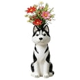 thumbnail image 1 of Jarrón decorativo con temática canina: un jarrón original y divertido para amantes de las mascotas, un detalle decorativo ideal para el salón o para colocar en una estantería., 1 of 5