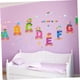 thumbnail image 2 of Hojas de pegatinas para niños, decoración de pared con letras, gráfico de pared para jardín de infantes, pegatina de pared ABC de animales extraíble, calcomanía del alfabeto, 2 juegos, 2 of 5