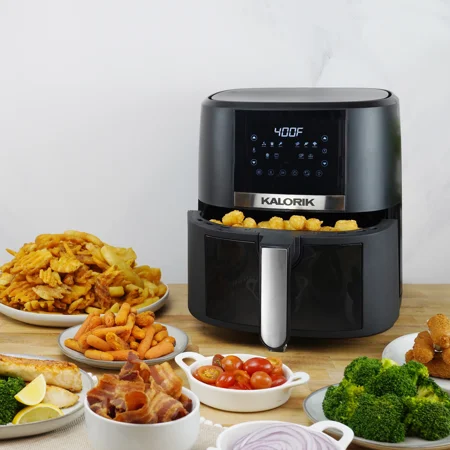 

Gt.man 5 Qt Digital Air Fryer with Viewing Window Black
