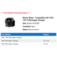 thumbnail image 2 of Blower Motor - Compatible with 1983 - 1991 Volkswagen Vanagon 1984 1985 1986 1987 1988 1989 1990, 2 of 2