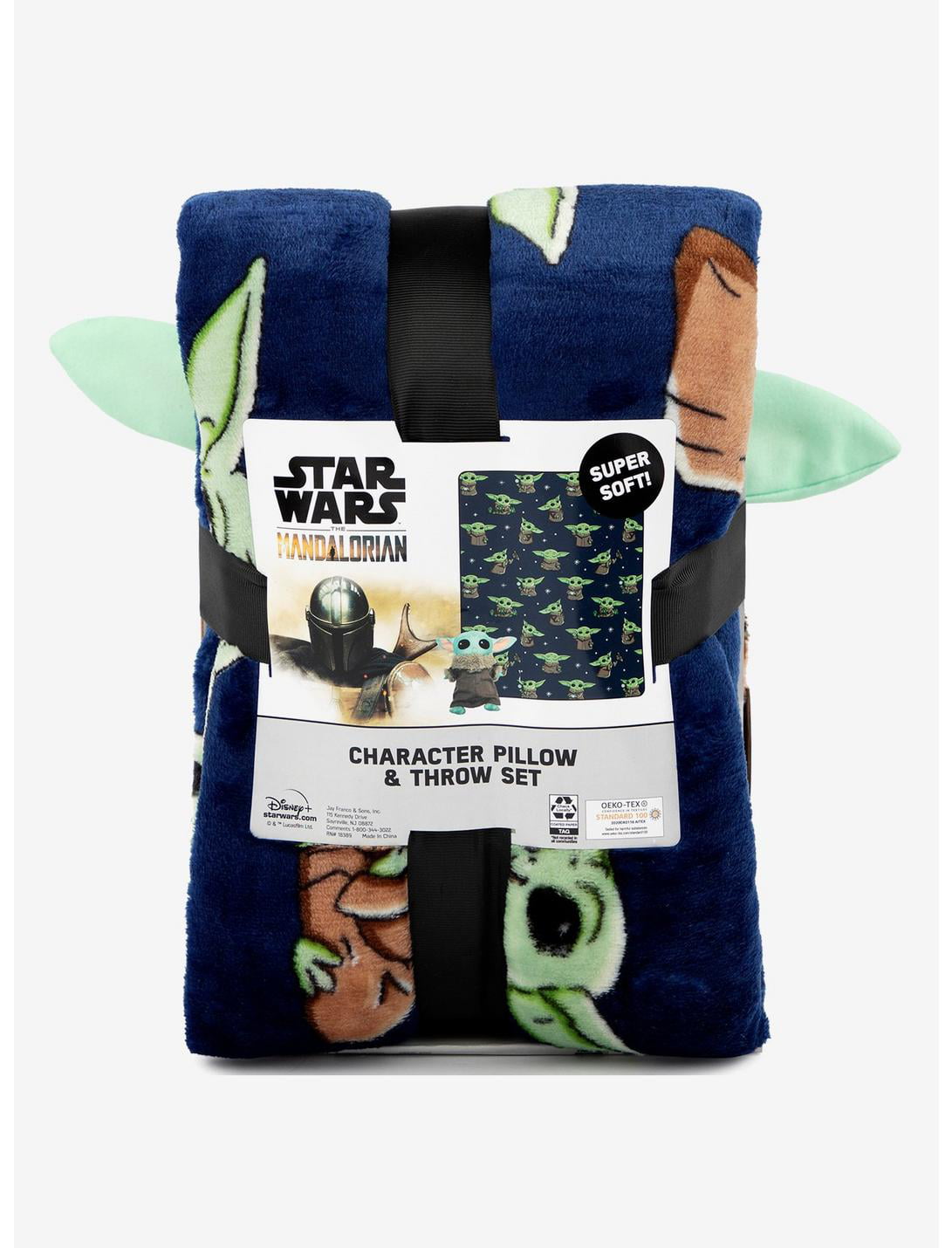 Disney's Star Wars The Mandalorian Grogu Printed Plush 2-pack Throw Pillow  Set by The Big One®