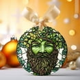 thumbnail image 2 of Christmas Ornaments Green Man, Green Man Ornament, Green Man Keepsake, Green Man 9miE9y, 2 of 4